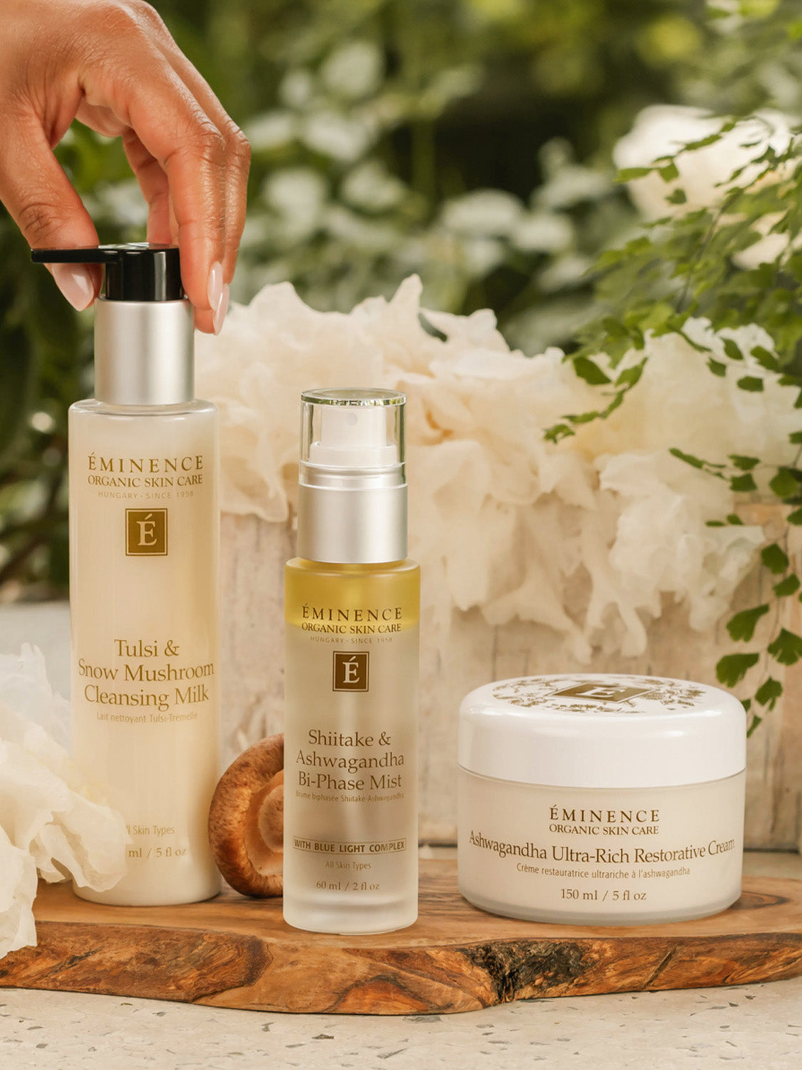Eminence Tulsi & Snow Mushroom Cleansing Milk - Premium  from Mysa Day Spa - Just $59! Shop now at Mysa Day Spa