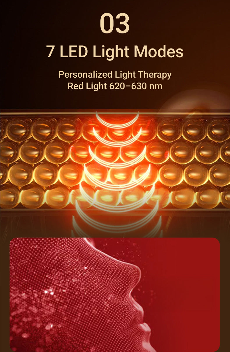 7-Color LED Light Therapy Heated Facial Mask - Premium  from Mysa Day Spa - Just $79.99! Shop now at Mysa Day Spa
