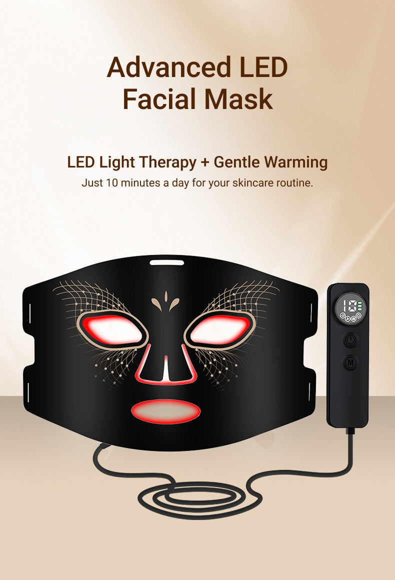7-Color LED Light Therapy Heated Facial Mask - Premium  from Mysa Day Spa - Just $79.99! Shop now at Mysa Day Spa