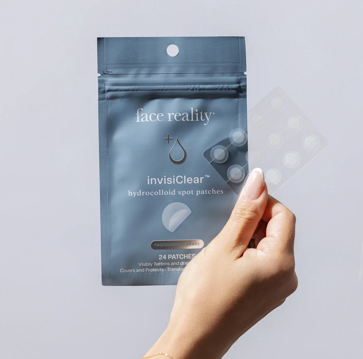 Face Reality InvisiClear™ Hydrocolloid Spot Patches - Premium Face Reality Skin Care Products from Mysa Day Spa - Just $10! Shop now at Mysa Day Spa
