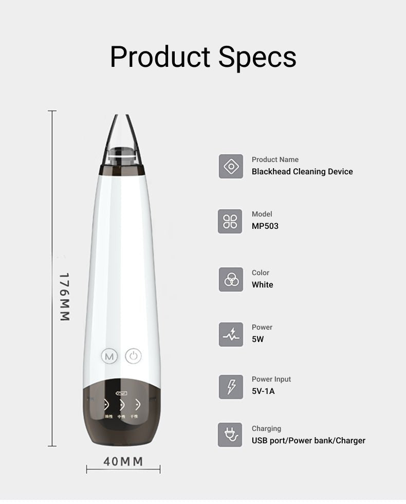 Mysa Day Spa - Blackhead Vacuum Device - Mysa Day Spa