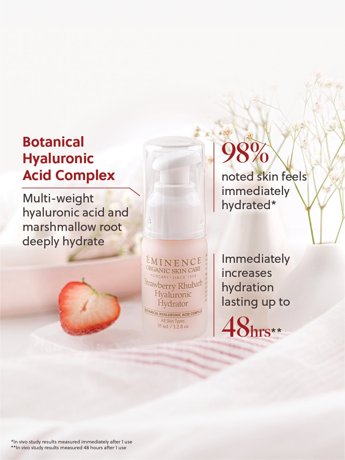 Mysa Day Spa - Eminence Strawberry Rhubarb Hyaluronic Hydrator - Mysa Day Spa
