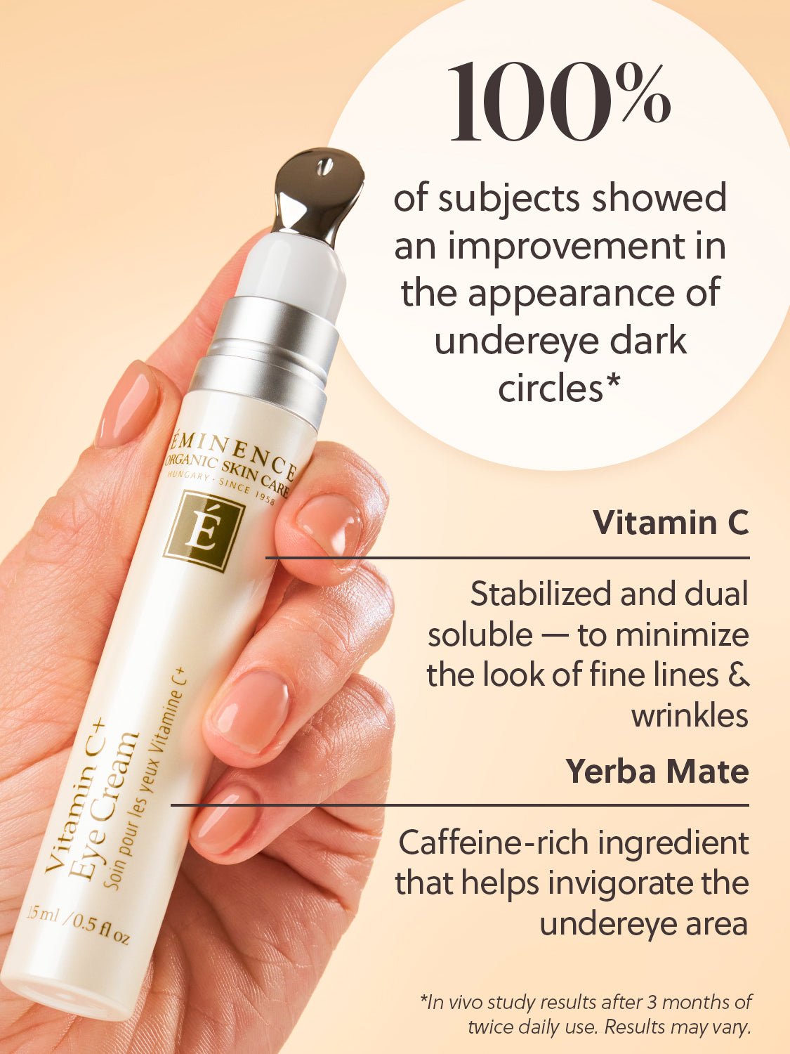 Mysa Day Spa - Eminence Vitamin C⁺ Eye Cream - Mysa Day Spa