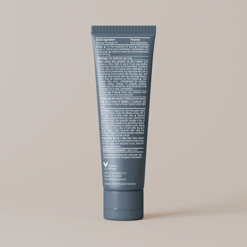 Mysa Day Spa - Face Reality 5% acne med - Mysa Day Spa
