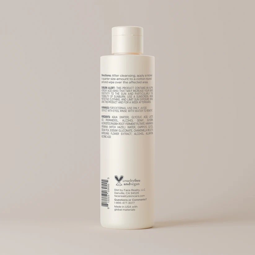 Mysa Day Spa - Face Reality Glycolic-lactic Toner - Mysa Day Spa